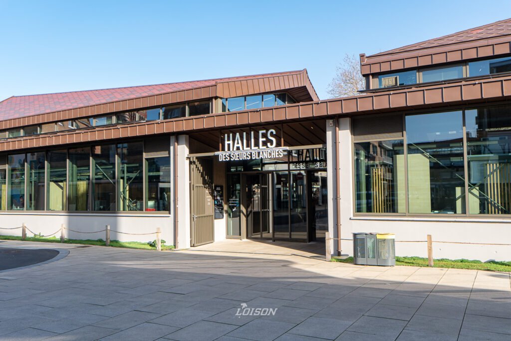 menuiserie exterieure aluminium facade vitree halles des soeurs blanches dunkerque