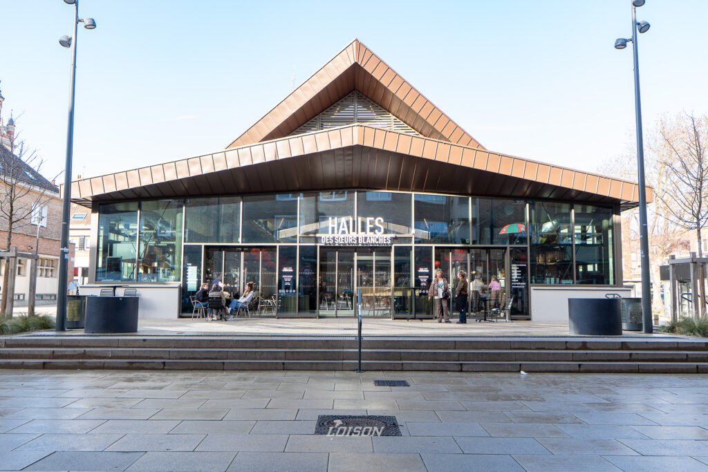 charpente metallique grande portee halles des soeurs blanches dunkerque loison