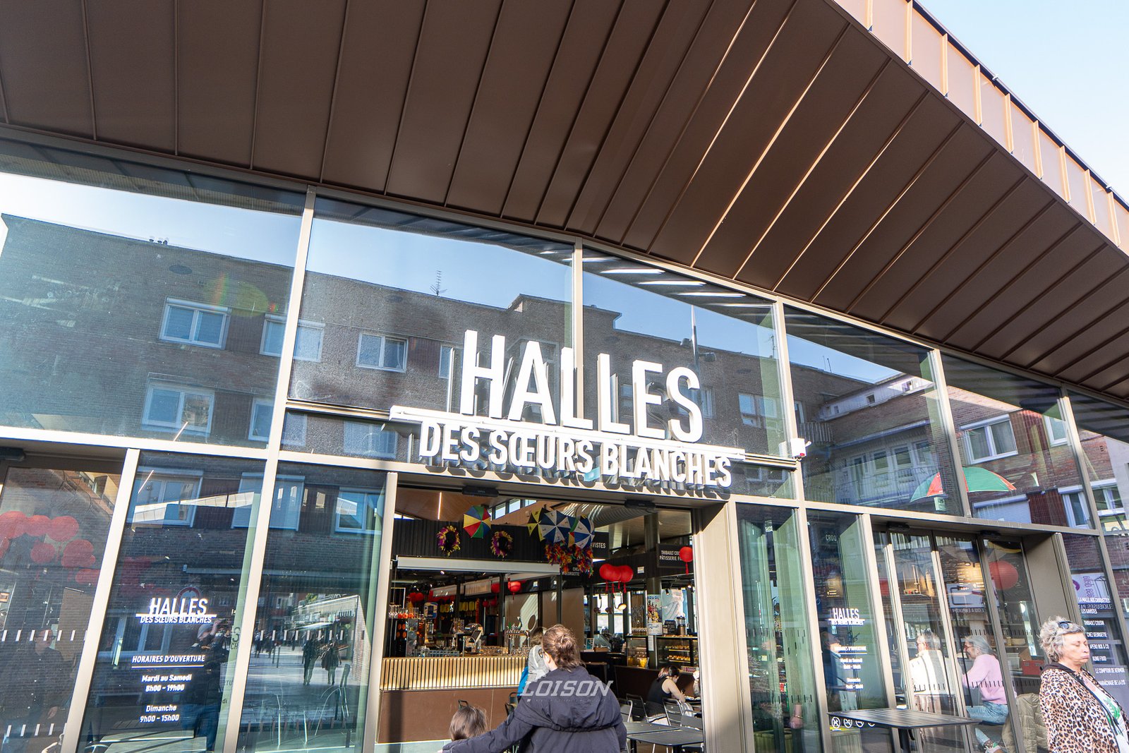 menuiserie exterieure aluminium facade vitree halles des soeurs blanches dunkerque