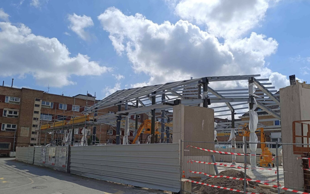 charpente metallique grande portee halles des soeurs blanches dunkerque loison