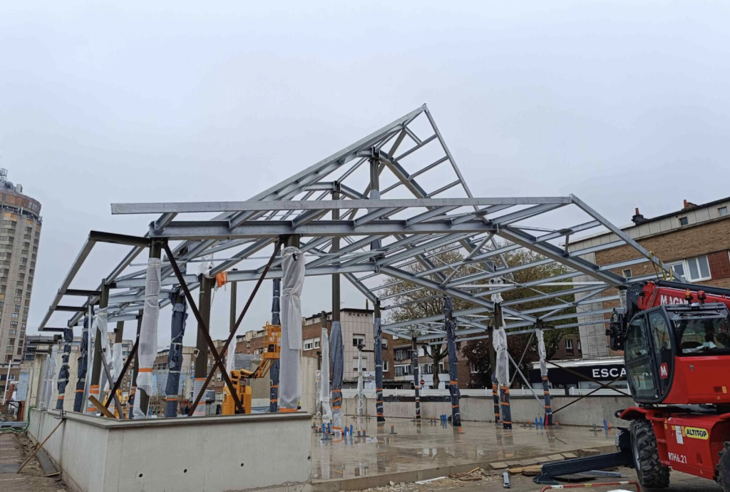 charpente metallique grande portee halles des soeurs blanches dunkerque loison