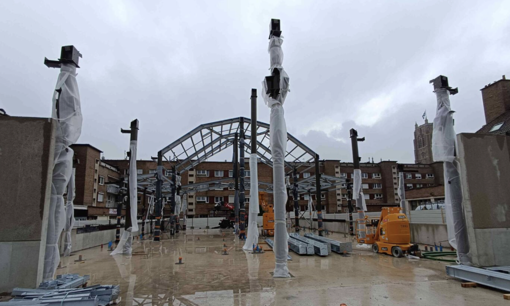 charpente metallique grande portee halles des soeurs blanches dunkerque loison