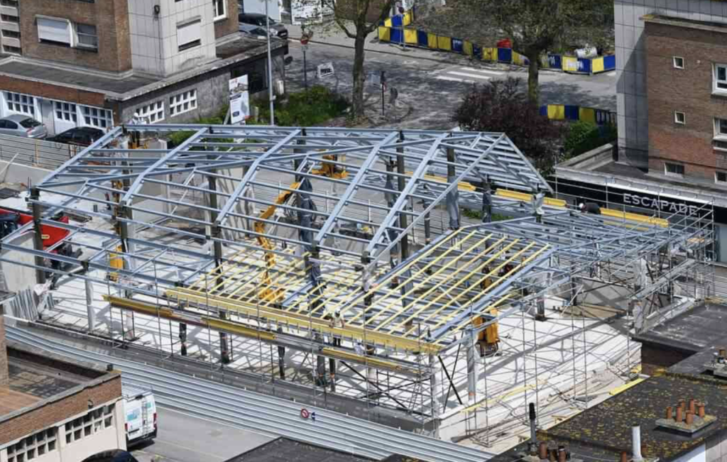 charpente metallique grande portee halles des soeurs blanches dunkerque loison