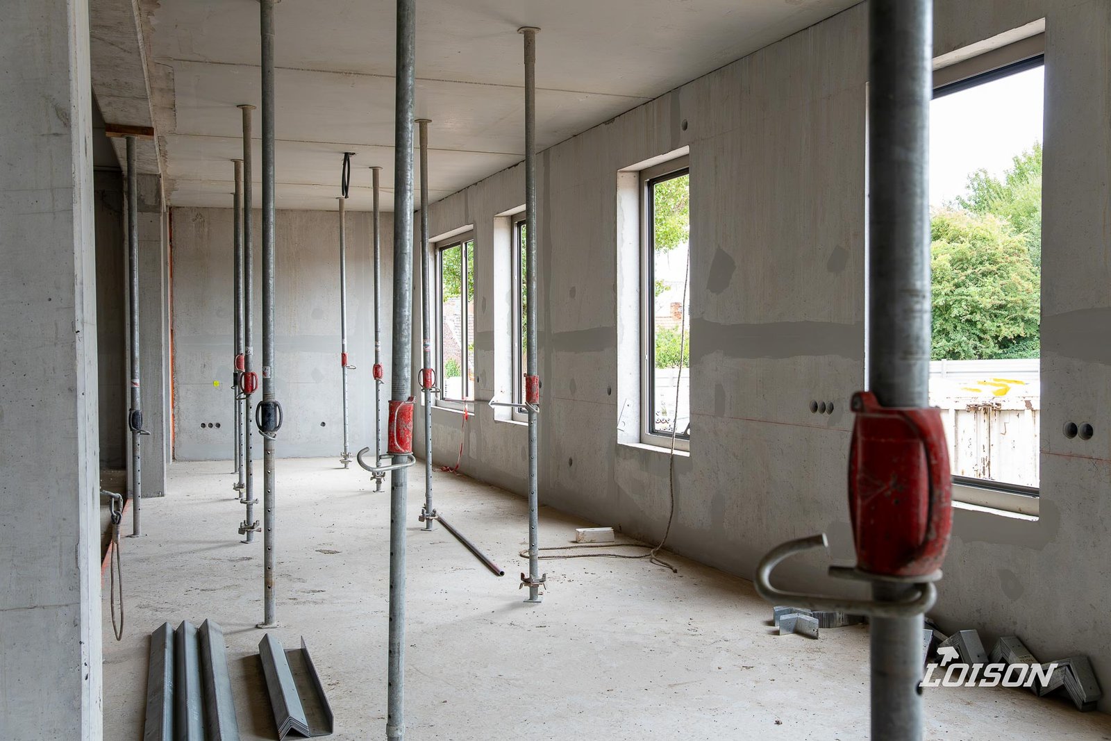Collège Fernande Benoist - Hazebrouck Avancement du chantier du collège Fernande Benoist en septembre 2026